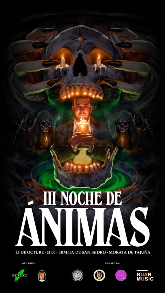 Cartel promocional de la Noche de Ánimas de Morata de Tajuña